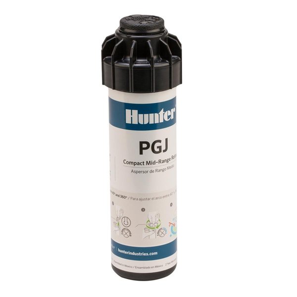 Hunter 3.93 in. PGJ Adjustable Rotor Pop-Up Sprinkler for 1963 sq. ft. Area - Black 7014323